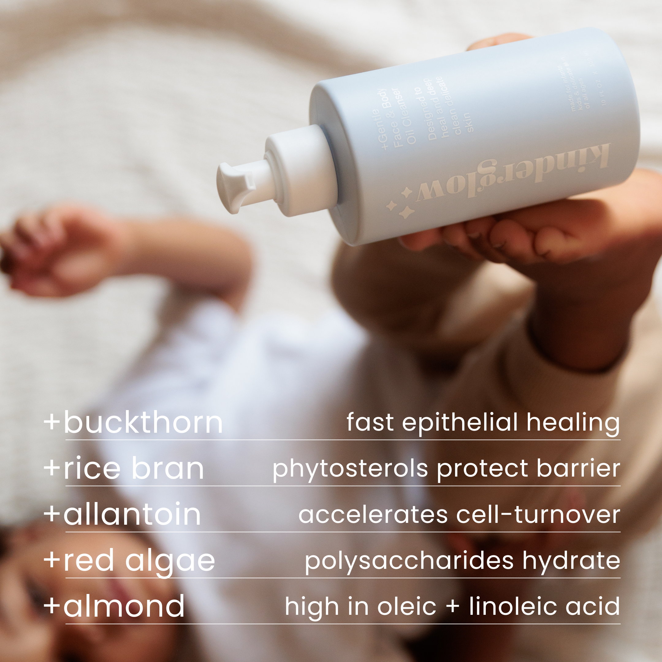 Healing Buckthorn +Gentle Face & Body Oil Cleansing Wash